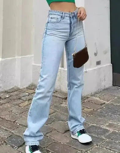 Jeans slim fit azzurri chiari