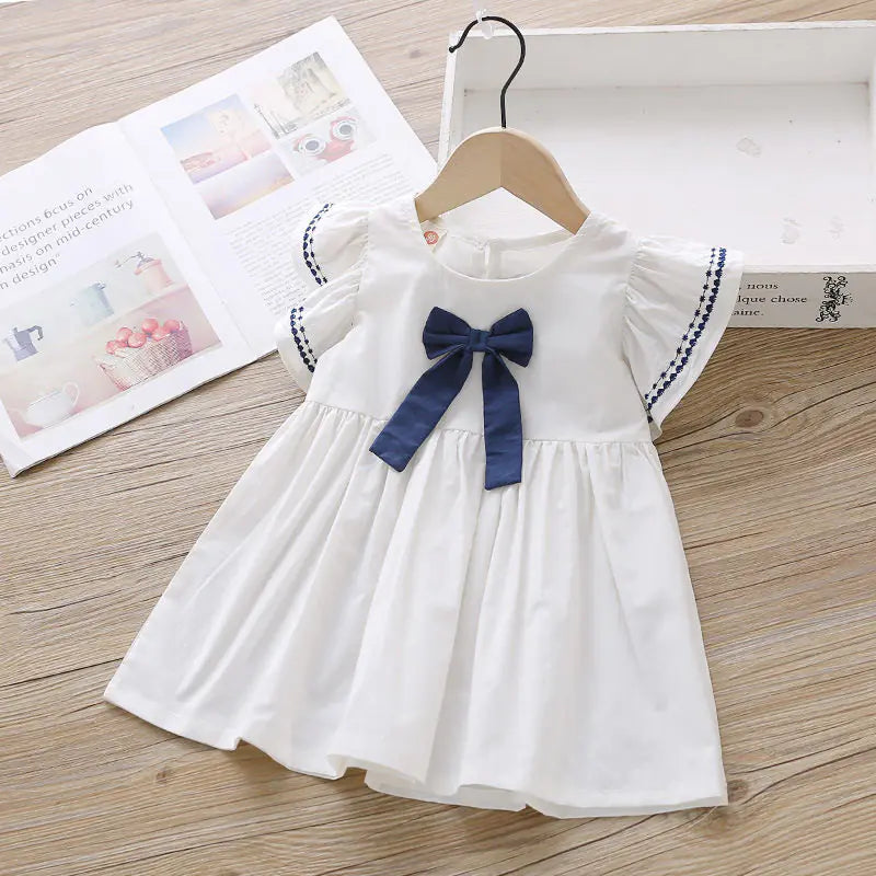 Abito corto in stile coreano per bambine e ragazze