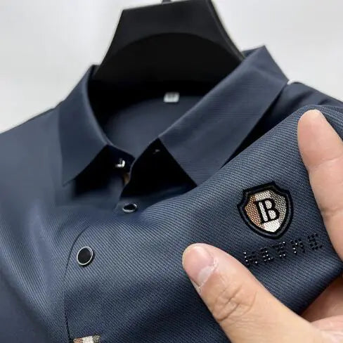 Polo - Manica corta in seta ghiacciata di alta qualità
