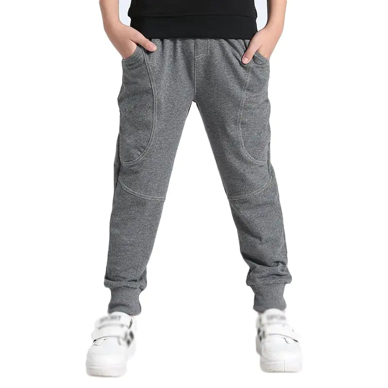 Pantaloni sportivi casual in puro cotone per bambini dalla primavera all'autunno